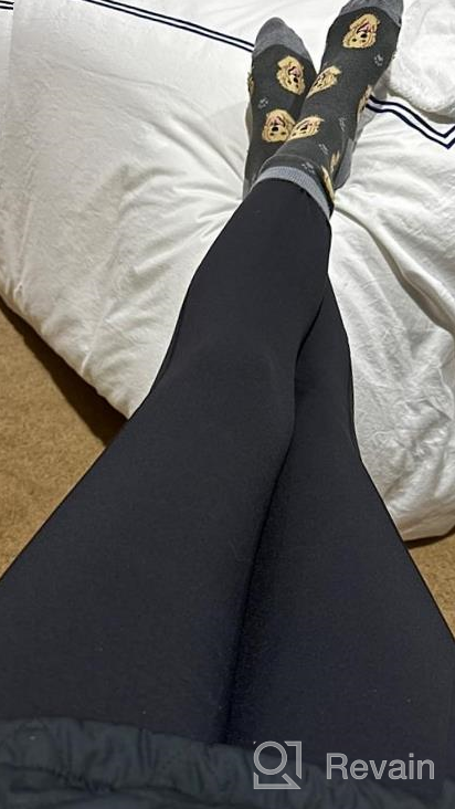 img 1 attached to Petite High Waisted Fleece-Lined Leggings With Pockets - Thermal Winter Pants For Women'S Yoga And Running review by Crystal Spicer