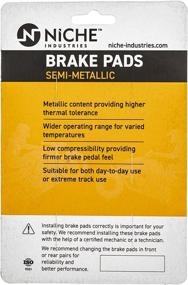 img 3 attached to Niche Parking Brake Pad Set for Polaris Ranger 500 700 800 900 XP Crew Semi-Metallic - Enhanced Performance and Durability