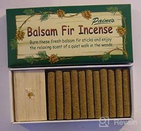 img 3 attached to 🌲 Fir Balsam Incense Sticks and Holder - Paine's Fir Balsam Scented