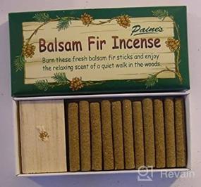 img 4 attached to 🌲 Fir Balsam Incense Sticks and Holder - Paine's Fir Balsam Scented