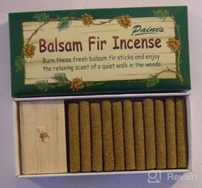 img 1 attached to 🌲 Fir Balsam Incense Sticks and Holder - Paine's Fir Balsam Scented