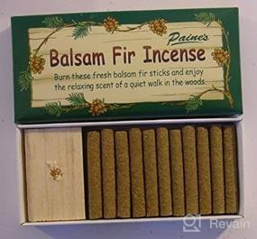 img 2 attached to 🌲 Fir Balsam Incense Sticks and Holder - Paine's Fir Balsam Scented