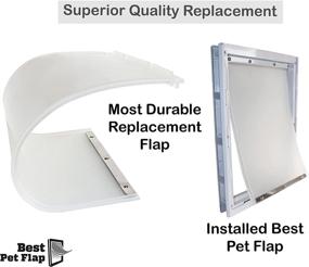 img 1 attached to 🐾 Top-Rated XLDog Door for Ideal Products Designer Series DSPRFXL RFXLN - Measures 10.5" x 15" with Extended Lifespan, Superior Energy Efficiency, Reduced Shrinkage, BPA-Free (BPFXLN)