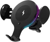 🚗 allsun wireless car charger: 10w fast charging auto-clamping car phone holder for iphone/samsung galaxy/note logo