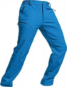 img 4 attached to Stay Warm And Dry On Your Outdoor Adventures With TSLA Men'S Waterproof Cargo Pants