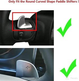 img 3 attached to 🎀 Paddle Shifter Extension for Dodge Charger, Challenger, Durango, Jeep Grand Cherokee and More - Billet Aluminum Steering Wheel Paddle Shifters Covers in Pink (See Fitment)