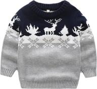 🎄 adorable littlespring little sweater pullover: festive christmas boys' clothing logo