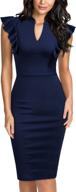 knitee womens standing bodycon cocktail women's clothing : dresses логотип