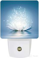 blue lotus night light plug in led night lamp automatic sensor kids night lights plug into wall logo