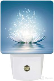 img 4 attached to Blue Lotus Night Light Plug In LED Night Lamp Automatic Sensor Kids Night Lights Plug Into Wall