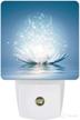 blue lotus night light plug in led night lamp automatic sensor kids night lights plug into wall logo