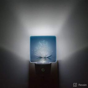 img 3 attached to Blue Lotus Night Light Plug In LED Night Lamp Automatic Sensor Kids Night Lights Plug Into Wall