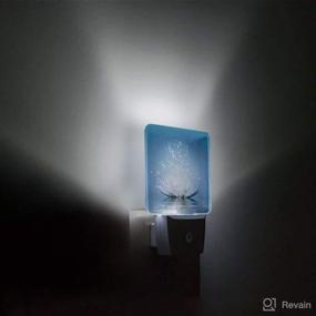 img 2 attached to Blue Lotus Night Light Plug In LED Night Lamp Automatic Sensor Kids Night Lights Plug Into Wall