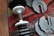 img 1 attached to Multi-Weight Adjustable Dumbbell Set With Free Weights - Perfect For Full Body Workout Fitness At Home Gym For Men And Women With Options Of 12.5/27.5/44/55/66 Lbs. review by Will Micheals