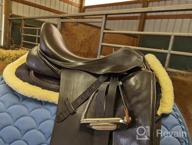 img 1 attached to Therapeutic Gel Half Pad With 3D Air-Mesh Fleece For Optimal Impact Protection And Support - Perfect For Horses In Dressage, Jumping, Training, And Under Saddle review by Jayson Sharma