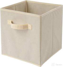 img 1 attached to 📦 Homelife Set of 6 Foldable Cube Storage Boxes, Multi-Colored Organizer Baskets for Laundry, Bedroom, Toys, Nursery, Shelf