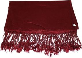 img 2 attached to 🧣 Kuldip Satin Pashmina Scarf Champagne: Stylish Women's Accessories - Scarves & Wraps