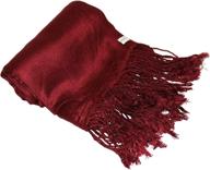 🧣 kuldip satin pashmina scarf champagne: stylish women's accessories - scarves & wraps logo