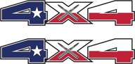 4x4 decals stickers for f150 (2015-2020) and f250 f350 (2017-2020) set of 2 (4x4 texas) логотип