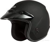 gmax of-2 open-face helmet (matte black logo