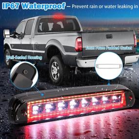 img 3 attached to Enhanced 3Rd Brake Light For Ford F250 F350 Super Duty Trucks: LED Tail Cab Cargo Lights & Stop Light Compatible With F450 F550 And 1995-2003 Ranger Models