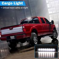 enhanced 3rd brake light for ford f250 f350 super duty trucks: led tail cab cargo lights & stop light compatible with f450 f550 and 1995-2003 ranger models logo