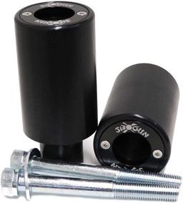 img 1 attached to 🏍️ Shogun Yamaha FZ09/FJ09/XSR900 Black PA2 No Cut Frame Sliders - ABS Compatible (2014-2022, Made in USA)