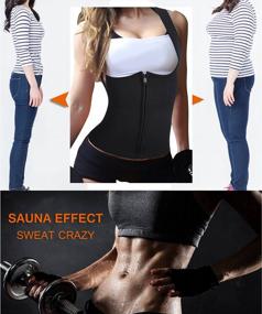 img 1 attached to Maximize Your Workout With Ursexyly'S Sauna Suit Vest For Women - Promotes Sweating, Heat Dissipation And Weight Loss!