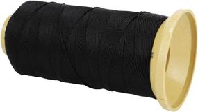 img 2 attached to 656 Feet Twisted Nylon Line Twine String Cord For Gardening Marking DIY Projects Crafting Masonry (Black