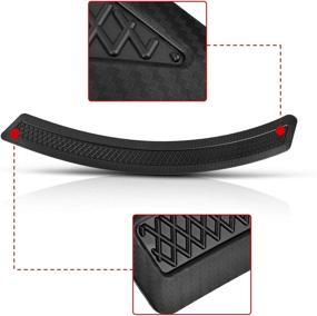 img 3 attached to 🏎️ Runmade EVO 10 X Style PP Mesh Front Fender Side Vent Covers (Pack of 2) - Compatible with Mitsubishi Lancer 08-15