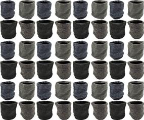 img 4 attached to 48-Pack Fleece-Lined Thermal Neck Warmers - Bulk Winter Gaiters For Ultimate Warmth And Comfort (Unisex)