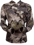 women's prois solas cumbre camo hoodie: ultra-light upf 50, wicking hunting apparel logo