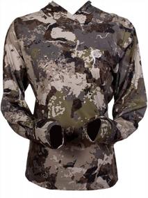img 4 attached to Women'S Prois Solas Cumbre Camo Hoodie: Ultra-Light UPF 50, Wicking Hunting Apparel