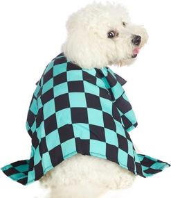 img 3 attached to 🐶 Cute Green Coomour Dog Costume | Cat Cosplay Outfits for Small Dogs - Funny Pet Clothes for Halloween or Parties (Size L)