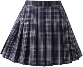 img 4 attached to Pleated School Toddlers Little 160 11 12Y Girls' Clothing at Skirts & Skorts