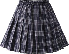 img 3 attached to Pleated School Toddlers Little 160 11 12Y Girls' Clothing at Skirts & Skorts