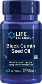 img 4 attached to Life Extension Black Cumin Seed Oil 500 Mg Softgels – Immune Support & Inflammation Management Supplement – Non-GMO, Gluten-Free - 60 Capsules