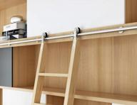 stainless steel 13ft sliding library hardware kit (no ladder) by diyhd - rolling design for better functionality логотип