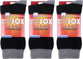 img 4 attached to Thermal Socks For Men - Winter Warm Socks Mens Womens For Cold Weather, Extreme Temperatures