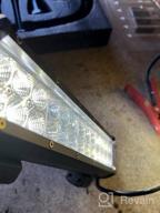 img 1 attached to GOOACC 12Inch 72W LED Light Bar With 2PCS 4 Inch 18W LED Pods And Off Road Wiring Harness - Ideal For Truck, Golf Cart, SUV, ATV, UTV, And Boat - 2 Year Warranty review by Andrew Vogel