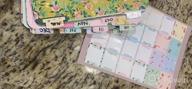 img 1 attached to 📅 DiverseBee Gold Foil Planner Monthly Tabs, 24 Peel and Stick Laminated Tabs for Notebooks (12 Month Tabs and 4 Blank Tabs), Calendar Monthly Stickers, Planner Dividers (Jade) review by Jordan Perez