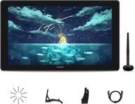upgrade your artistry with huion kamvas 24 drawing tablet, 2.5k qhd screen, battery-free stylus, adjustable stand & glove: a complete package for digital artists! logo