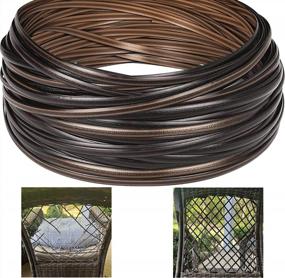 img 3 attached to Waterproof Synthetic PE Rattan Repair Kit For Patio Furniture - Windaze 230FT Wicker Repair Supplies Perfect For Knit DIY Repair And Replacement