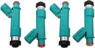 🔋 amrxuts 4pcs/lot 23250-28080 fuel injectors: toyota highlander, corolla, camry, rav4 solara, scion 2.4l 23250-0h060 логотип