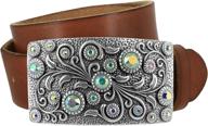 timeless tranquility swarovski crystal genuine women's accessories - belts logo