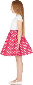 img 2 attached to 🦋 Stylish BlackButterfly Vintage Circle Swing Skirts & Skorts for Girls: Timeless Girls' Clothing