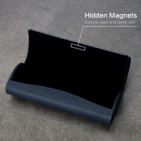 img 2 attached to Lightweight And Portable Vemiss Eyeglasses Case With Hard Shell For Men And Women