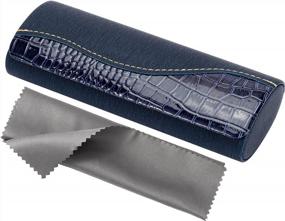 img 4 attached to Lightweight And Portable Vemiss Eyeglasses Case With Hard Shell For Men And Women