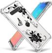 samsung galaxy s10 plus 6.4 inch shockproof case - cutebe hard pc+ tpu bumper protective cover logo