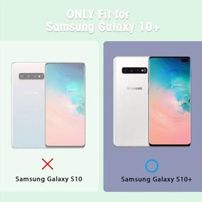 img 3 attached to Samsung Galaxy S10 Plus 6.4 Inch Shockproof Case - Cutebe Hard PC+ TPU Bumper Protective Cover